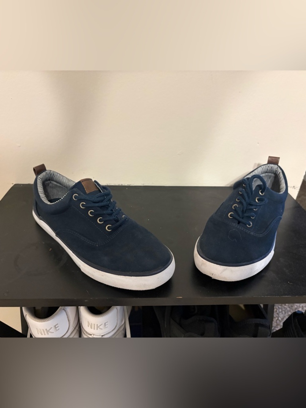 Goodfellow & Co Navy Blue Low-Top Canvas Sneakers